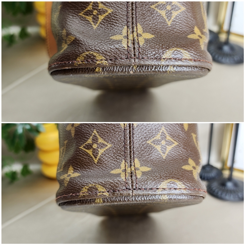 Louis Vuitton Brown Monogram Tote - Picture 9 of 16